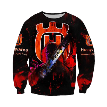 Husqvarna Chainsaw Horror Halloween 3D Sweater ? Usalast