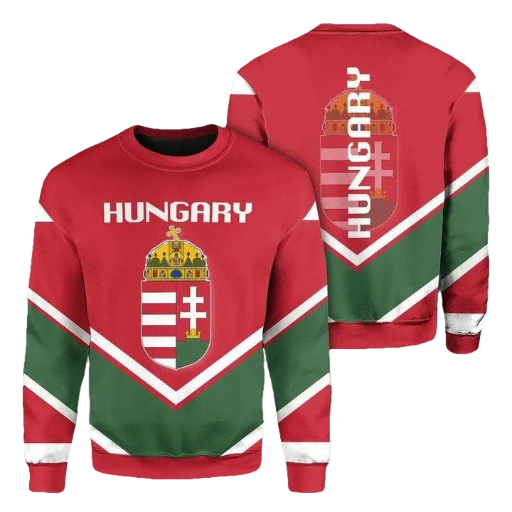 Hungary Coat Of Arms Sweater Lucian Style J5W ? Usalast
