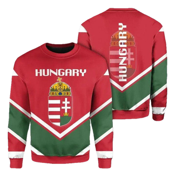 Hungary Coat Of Arms Sweater Lucian Style J5W ? Usalast