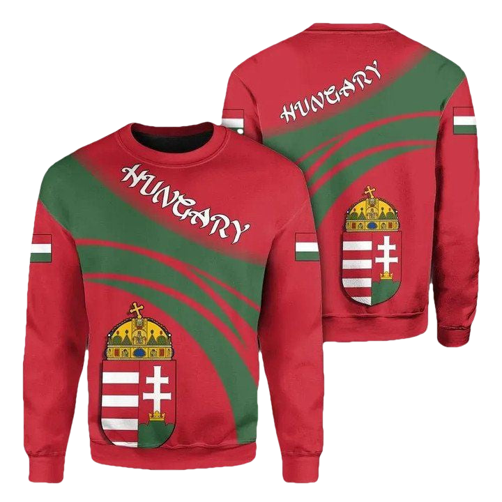 Hungary Coat Of Arms Sweater Cricket Style J5W ? Usalast