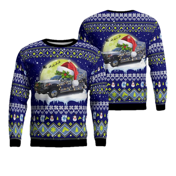 Hughes County Emergency Medical Service Christmas AOP Sweater ? ZD51 ? Usalast