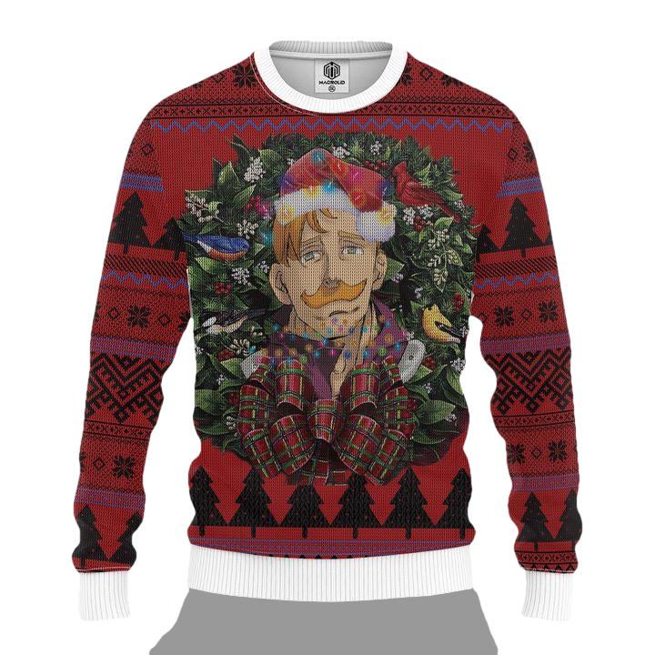 Escanor Nanatsu No Taizai Mc Ugly Christmas Sweater Thanksgiving Gift ? Usalast