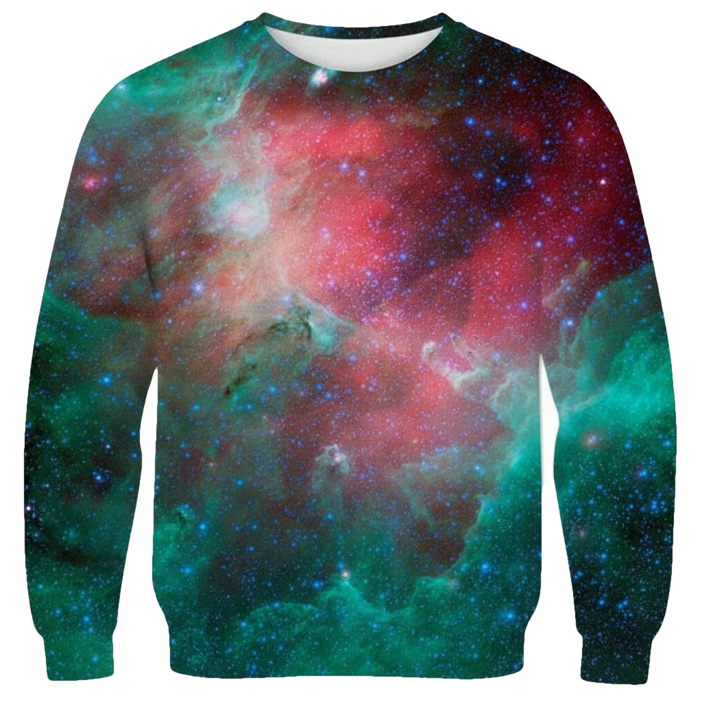 Eagle Nebula Sweater Astrophysics Astronomy Space Teal Pink ? Usalast