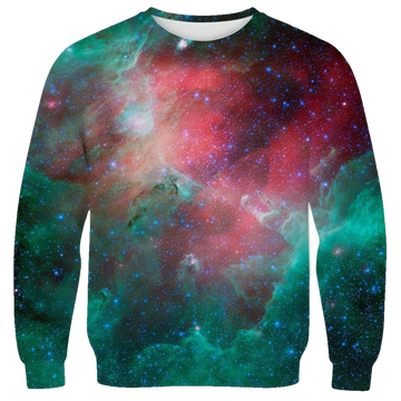 Eagle Nebula Sweater Astrophysics Astronomy Space Teal Pink ? Usalast