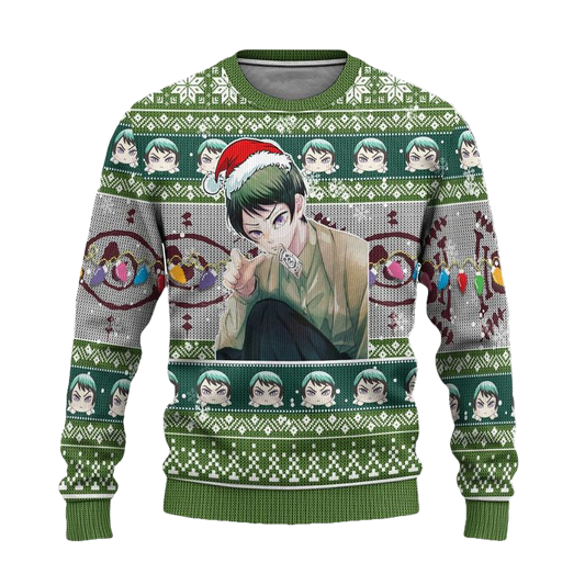 Demon Slayer Yushiro Anime Ugly Christmas Sweater Xmas Gift ? Usalast