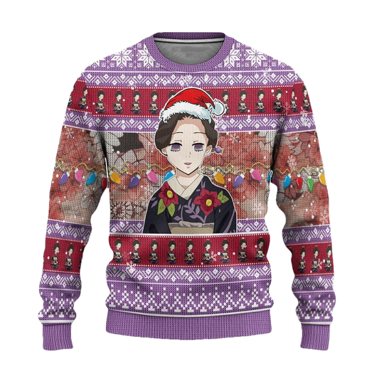 Demon Slayer Tamayo Anime Ugly Christmas Sweater Xmas Gift ? Usalast