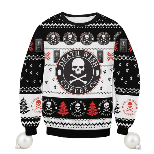 Death Wish Coffee Ugly Christmas Sweater 2022 ? Usalast