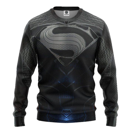 DC Black Superman Custom Sweater Apparel ? Usalast
