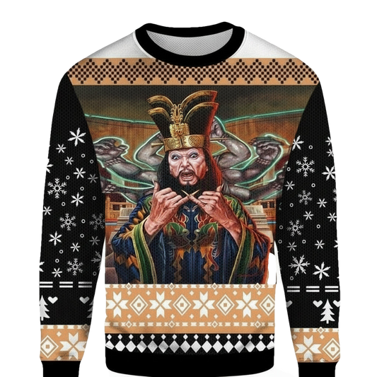 David Lo Pan Big Trouble in Little China Ugly 3D Christmas Sweater ? Usalast