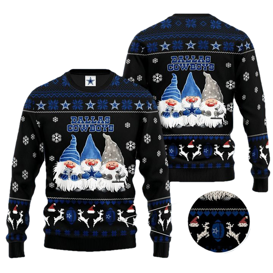 Dallas Cowboys Gnome De Noel Christmas Ugly Sweater ? Usalast