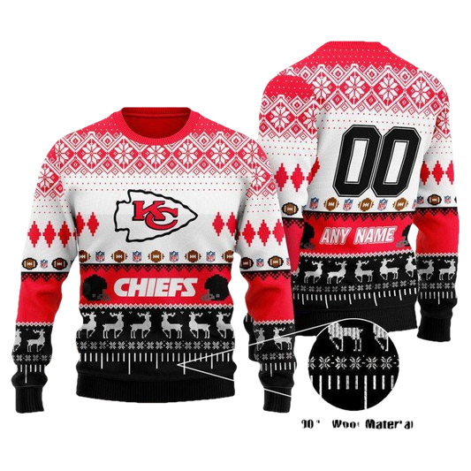 Custom Name Number Nfl Las Vegas Raiders Playing Field Ugly Christmas Sweater ? Usalast