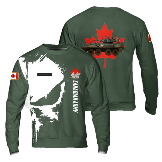 Custom Name Canadian Army Coyote of the Royal Canadian Dragoons Sweater 3D ? Usalast