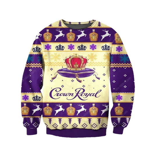 Crown Royal Navy Ugly Christmas Sweater 2022 ? Usalast