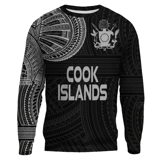 Cook Islands Sweater Polynesian Tattoo Style A27 ? Usalast