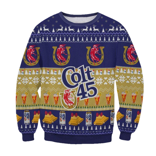 Colt 45 Beer Ugly Christmas Sweater 2022 ? Usalast