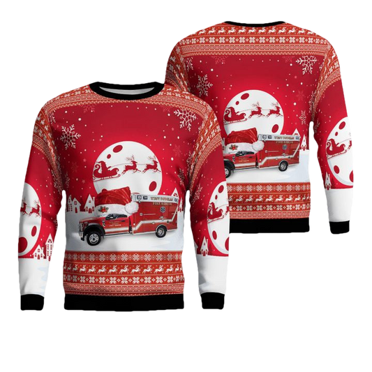 Colorado West Douglas County Fire Rescue EMS AOP Sweater ? Usalast