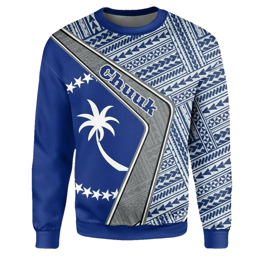 Chuuk Sweater ? Polynesian Coat Of Arms A224 ? Usalast
