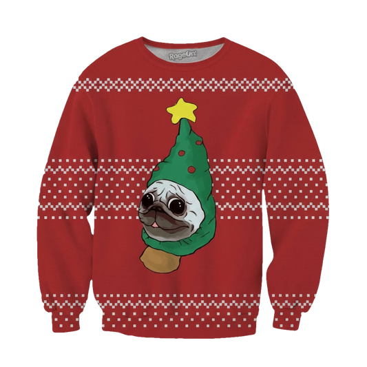 Christmas Pug V1 Crewneck Sweater ? Usalast