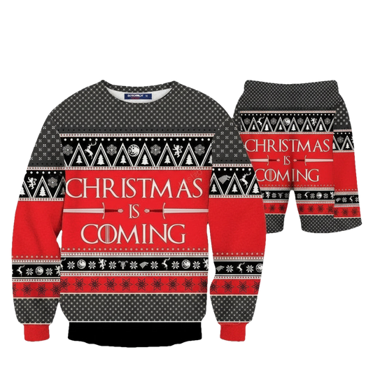 Christmas Is Coming Game Of Throne Ugly Christmas Sweater ? Usalast
