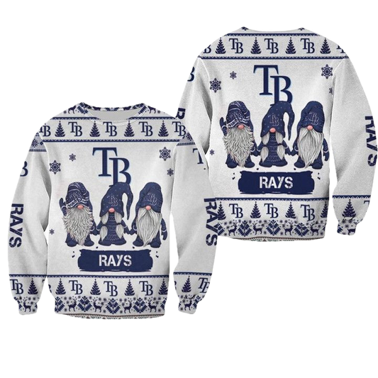 Christmas Gnomes Tampa Bay Rays Ugly Sweater Christmas 3D Sweater ? Usalast