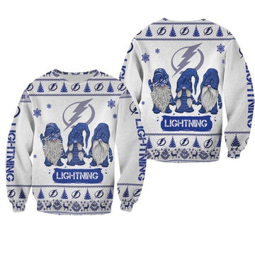 Christmas Gnomes Tampa Bay Lightning Ugly Sweater Christmas 3D Sweater ? Usalast