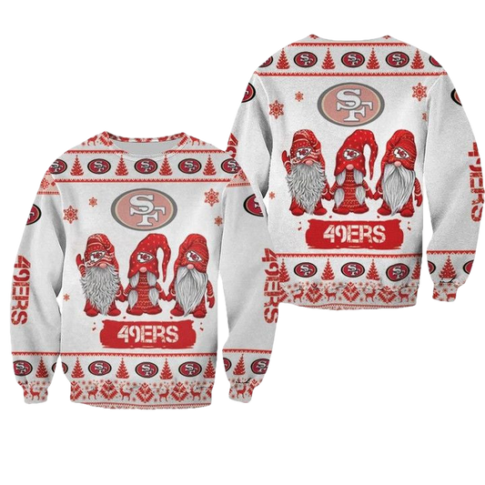 Christmas Gnomes San Francisco 49Ers Ugly Sweater Christmas 3D Sweater ? Usalast