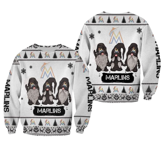 Christmas Gnomes Marlins Ugly Sweater Christmas 3D Sweater ? Usalast