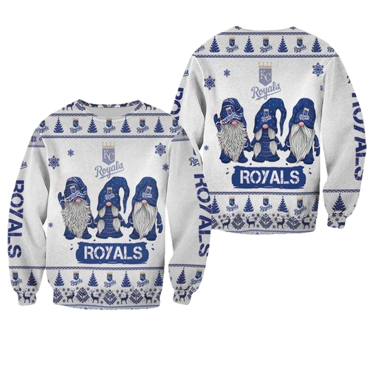 Christmas Gnomes Kansas City Royals Ugly Sweater Christmas 3D Sweater ? Usalast