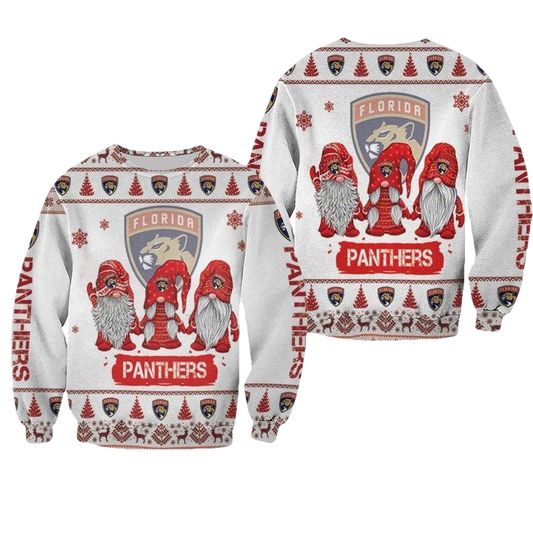 Christmas Gnomes Florida Panthers Ugly Sweater Christmas 3D Sweater ? Usalast