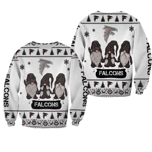 Christmas Gnomes Atlanta Falcons Ugly Sweater Christmas 3D Sweater ? Usalast