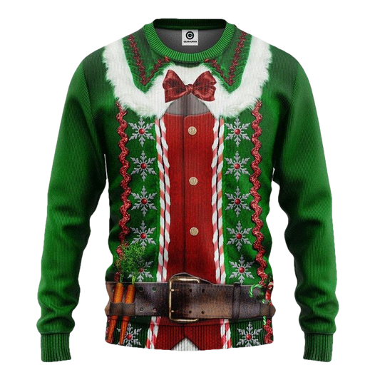 Christmas Elf Custom Sweater Apparel ? Usalast