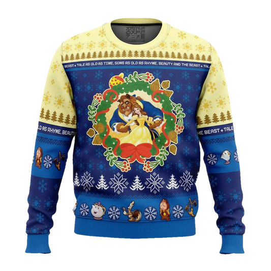 Christmas Beauty And The Beast Disney Ugly Christmas Sweater ? Usalast