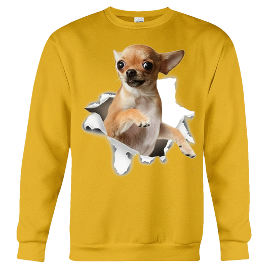 Chihuahua Torn Funny Gift For Chiahuahua Lovers Sweater ? Usalast