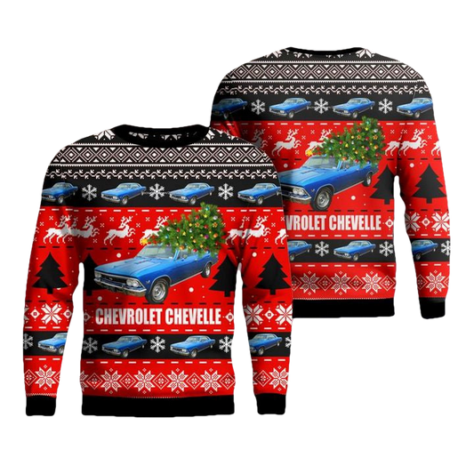 Chevrolet Chevelle Christmas Sweater 3D ? Usalast