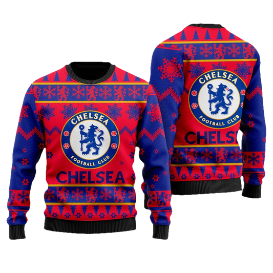 Chelsea Football Club Red Faux Wool Sweater ? Usalast
