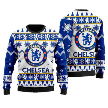 Chelsea Football Club Blue Faux Wool Sweater ? Usalast