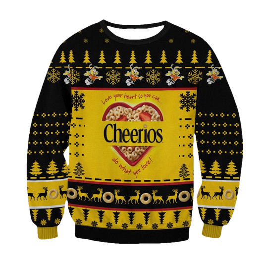 Cheerios Brand Ugly Christmas Sweater 2022 ? Usalast