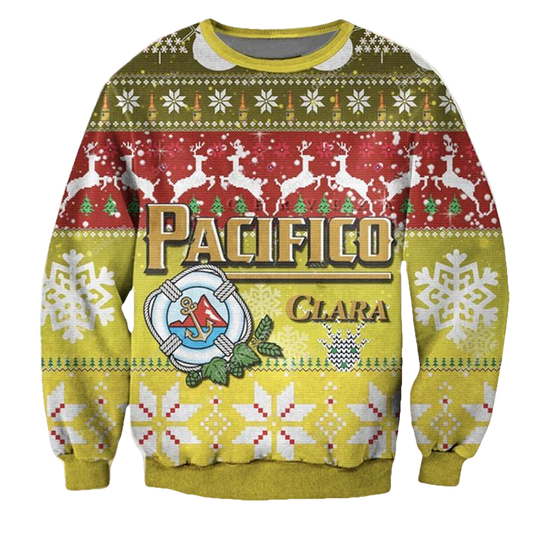 Cerveza Pacifico Clara Beer Ugly Christmas Sweater 2022 ? Usalast