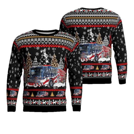Central County Fire Rescue Missouri AOP Sweater ? LM81 ? Usalast