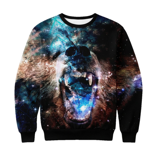 Casual Hoodies For Men Women 3D Sweaters Print Ferocious Dog Sharp Teeth Animals Slim Galaxy Hoodies Sh5316 ? Usalast