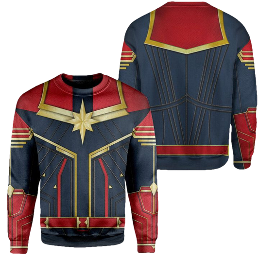 Captain America Costume Marvel Ugly Christmas Sweater ? Usalast