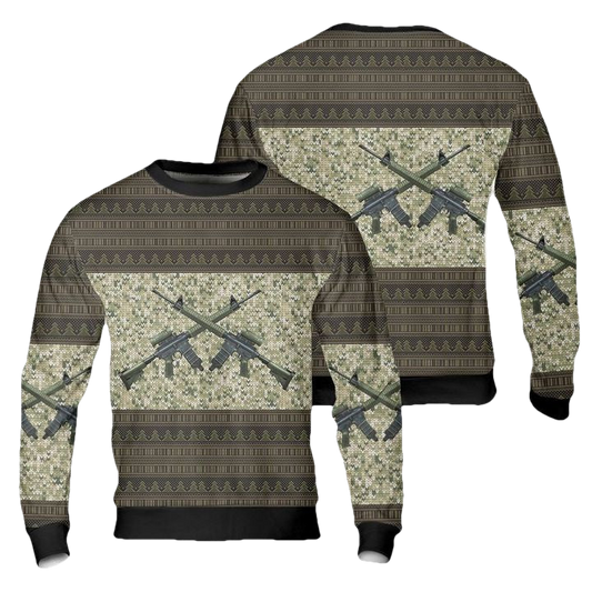 Canadian Army Colt Canada C7A2 Automatic Rifle Sweater 3D ? Usalast