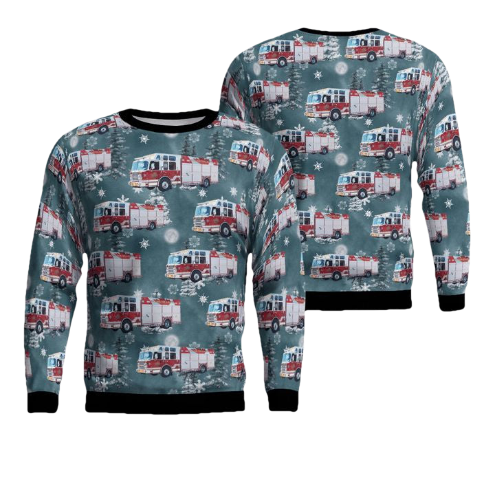 Canada Vaughan Fire and Rescue Services AOP Sweater ? FS01 ? Usalast
