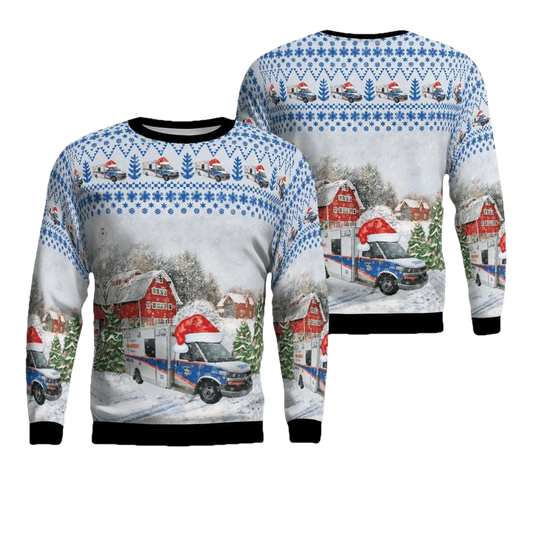 Canada Peel Regional Paramedic Service Christmas Sweater 3D ? Usalast