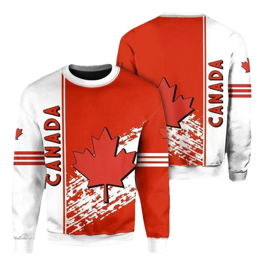 Canada Coat Of Arms Sweater Quarter Style J7 ? Usalast