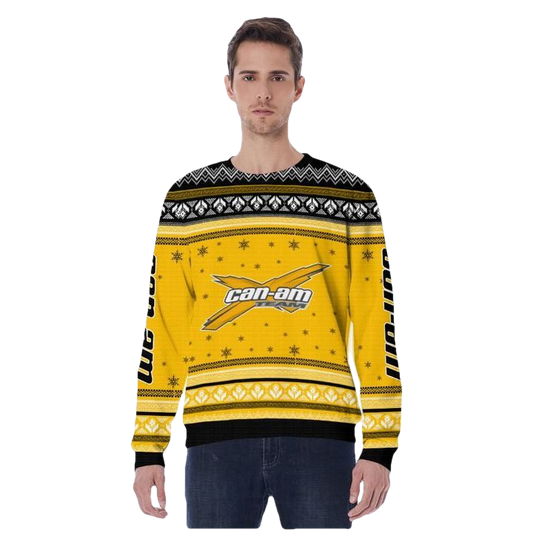 Can-am Team Yellow 3D Ugly Christmas Sweater ? Usalast