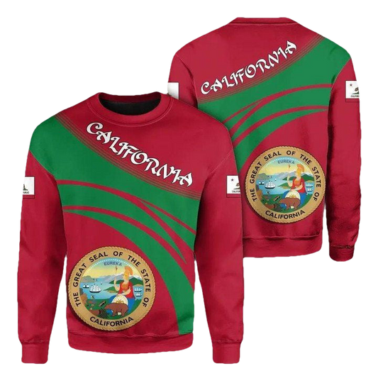 California Coat Of Arms Sweater Cricket Style J5W ? Usalast