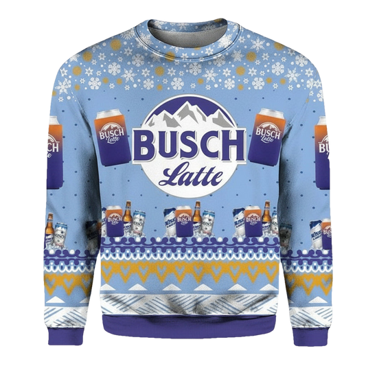Busch Latte Ugly Christmas Sweater 2022 ? Usalast