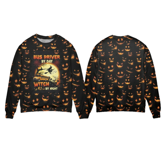 Bus Driver By Day Halloween 3D Sweater ? Usalast