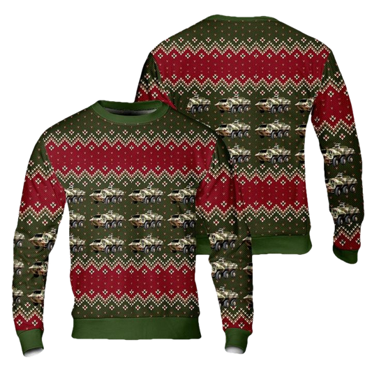 Bundeswehr TPz 1A8A5 Fuchs AOP Ugly Christmas Sweater ? Usalast